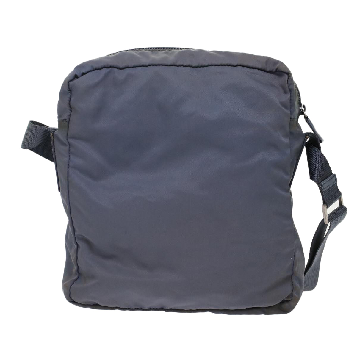 Prada Shoulder Bag Nylon Blue Gray
