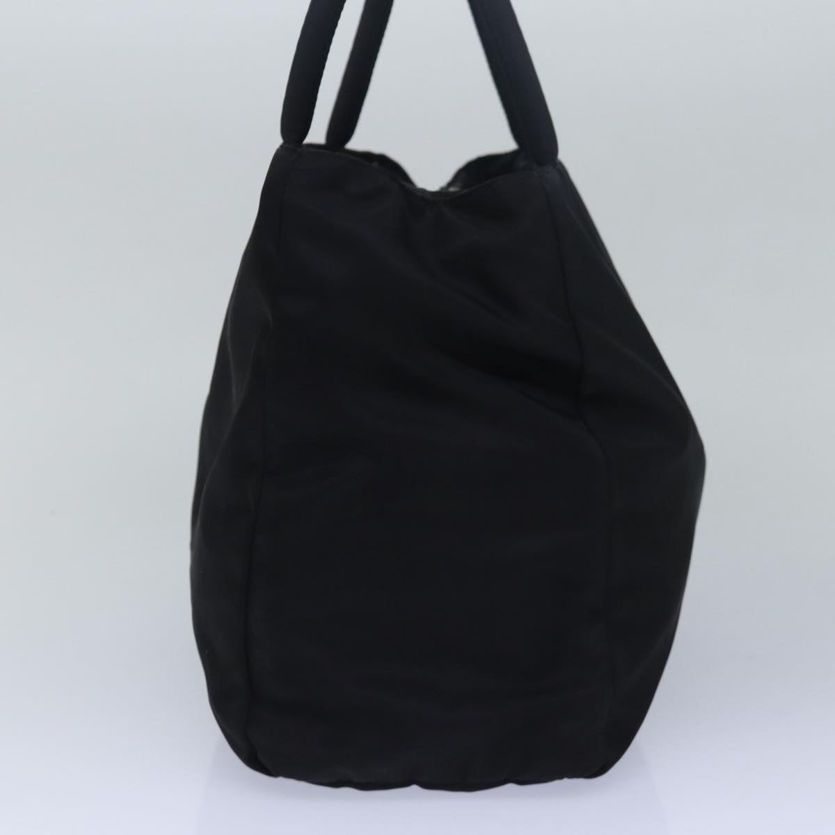PRADA Hand Bag Nylon Black Auth