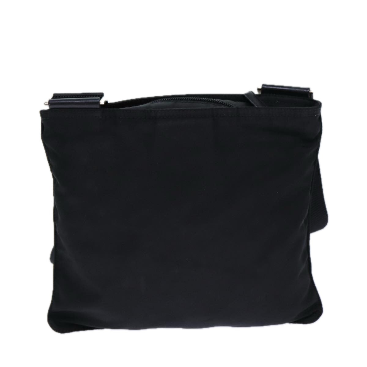 PRADA Shoulder Bag Nylon Black Auth