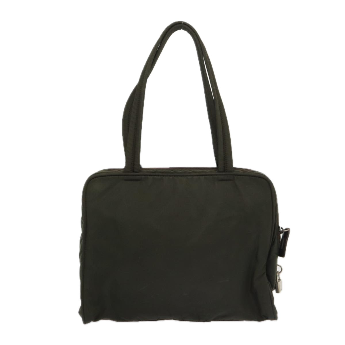 PRADA Tote Bag Nylon Khaki Auth