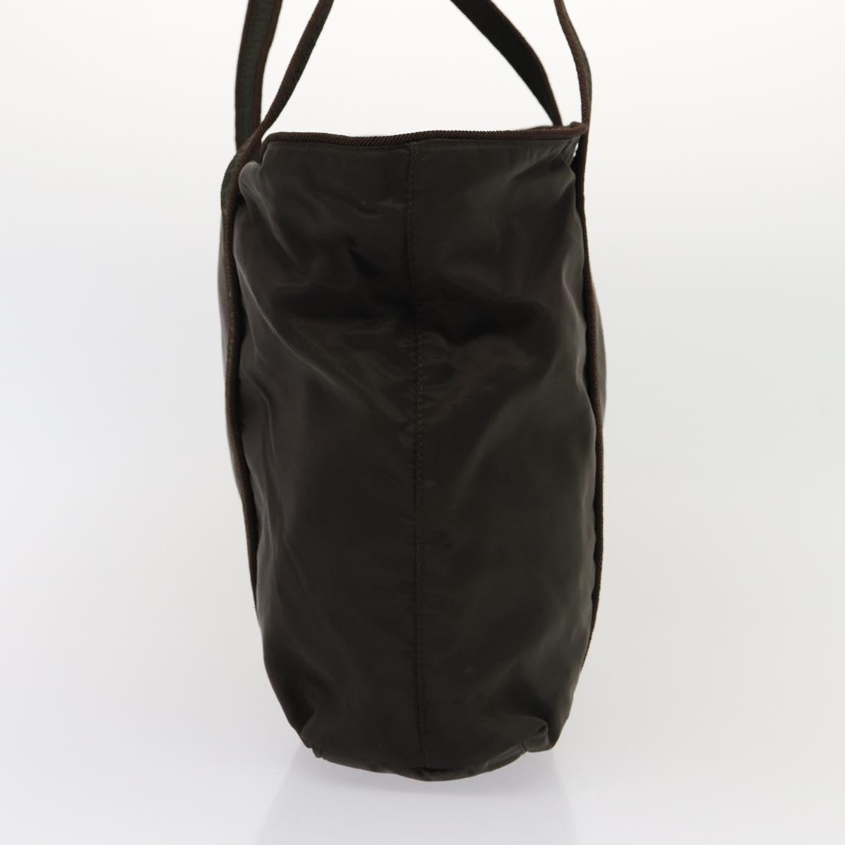 PRADA Tote Bag Nylon Khaki Auth
