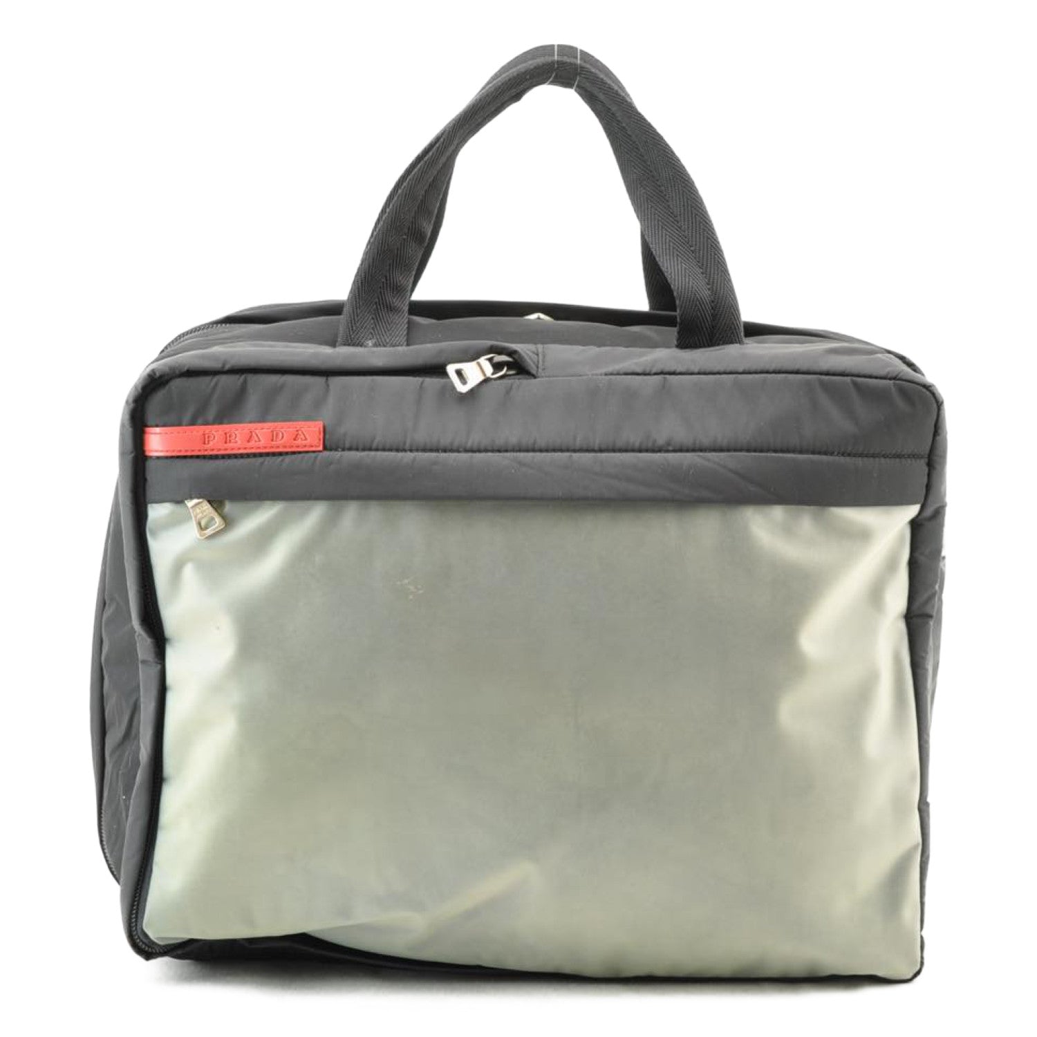 Prada Hand Bag Nylon Black