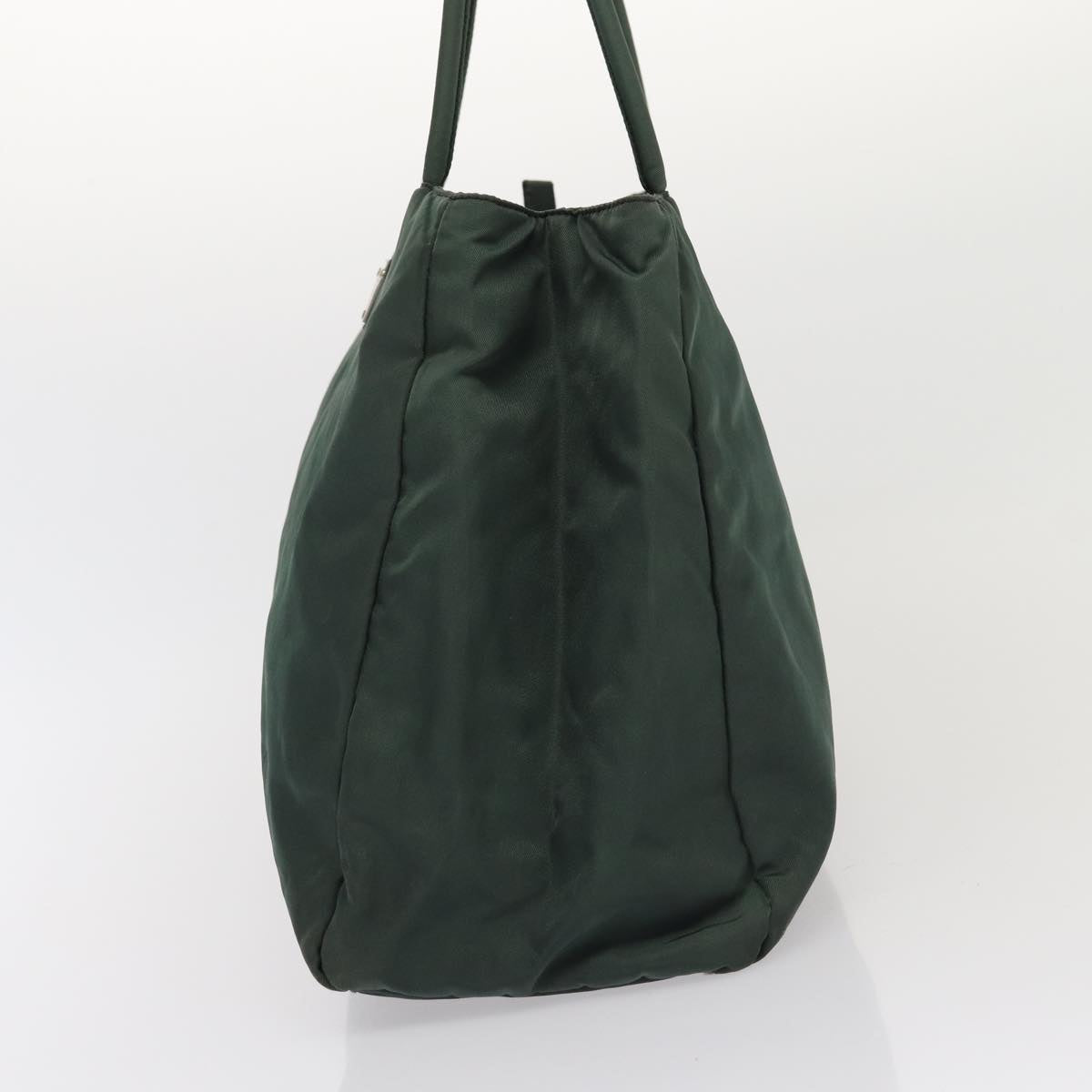 PRADA Hand Bag Nylon Khaki Auth