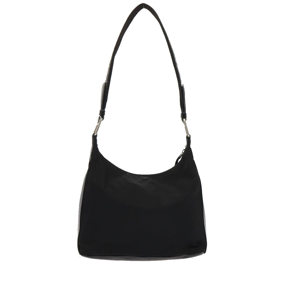 PRADA Shoulder Bag Nylon Black Auth