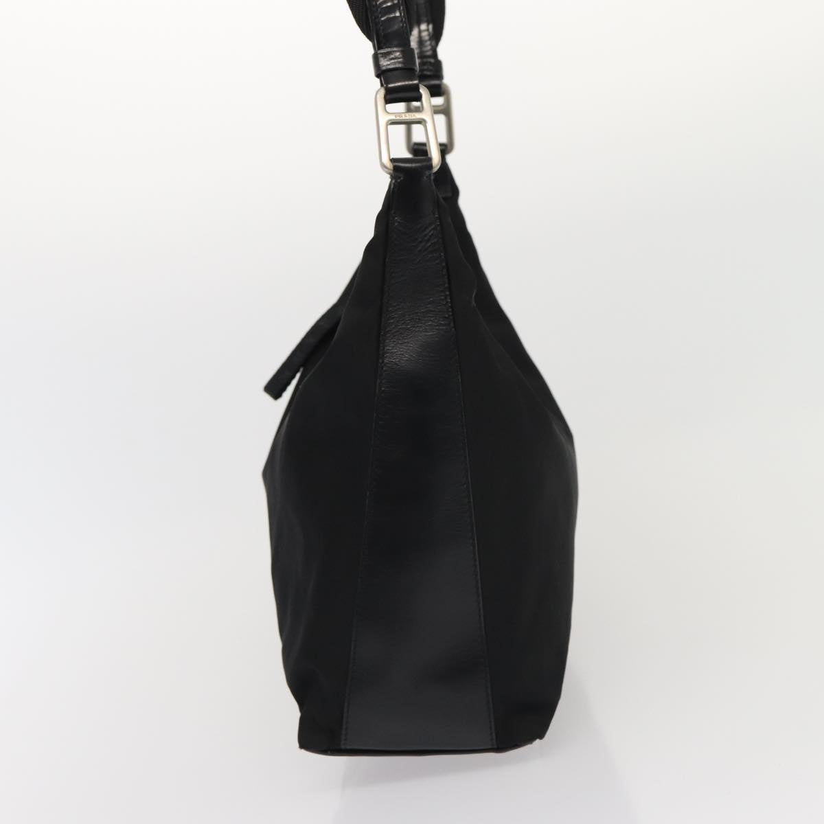 PRADA Shoulder Bag Nylon Black Auth