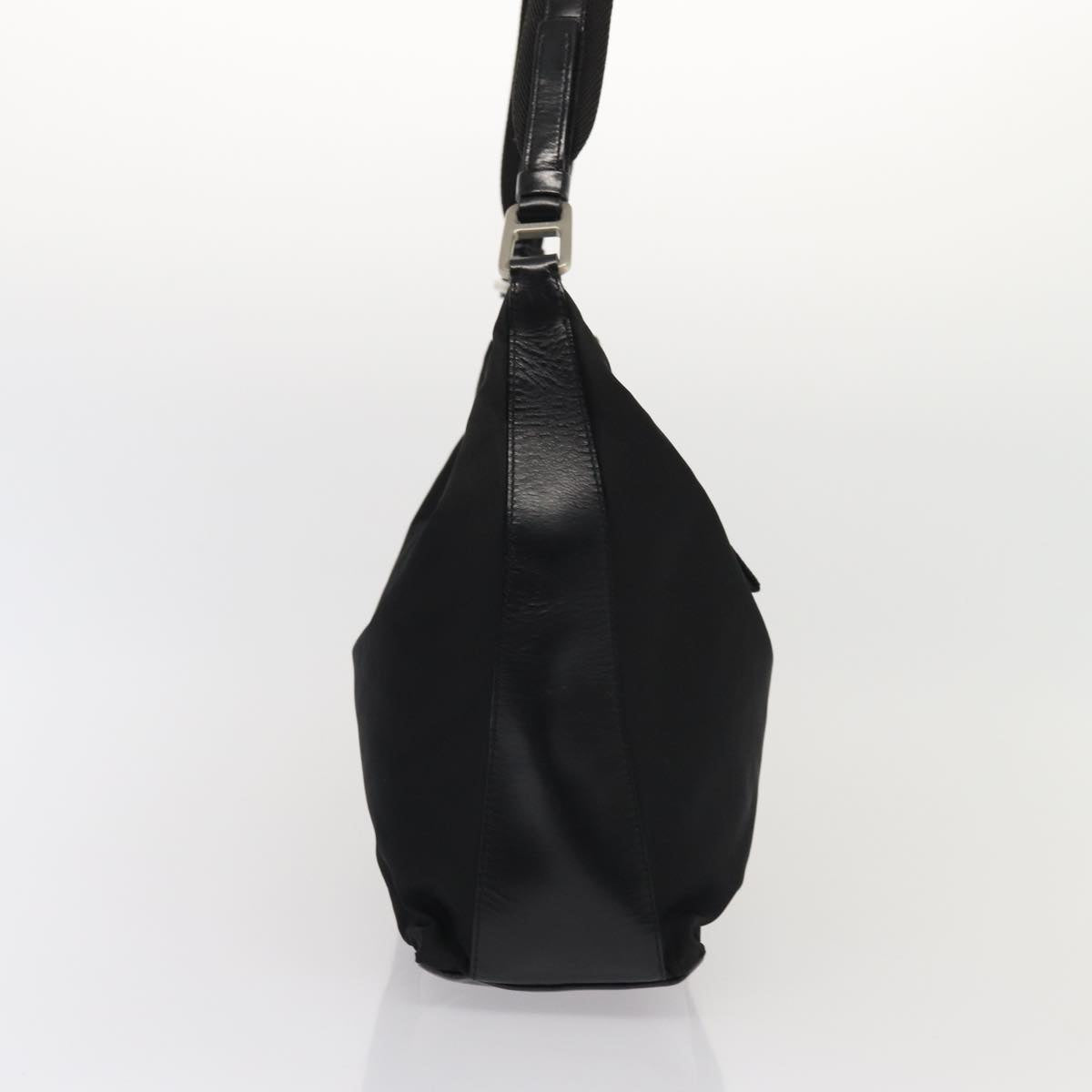 PRADA Shoulder Bag Nylon Black Auth