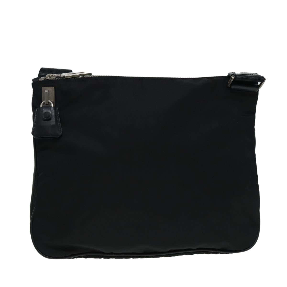PRADA Shoulder Bag Nylon Black Auth