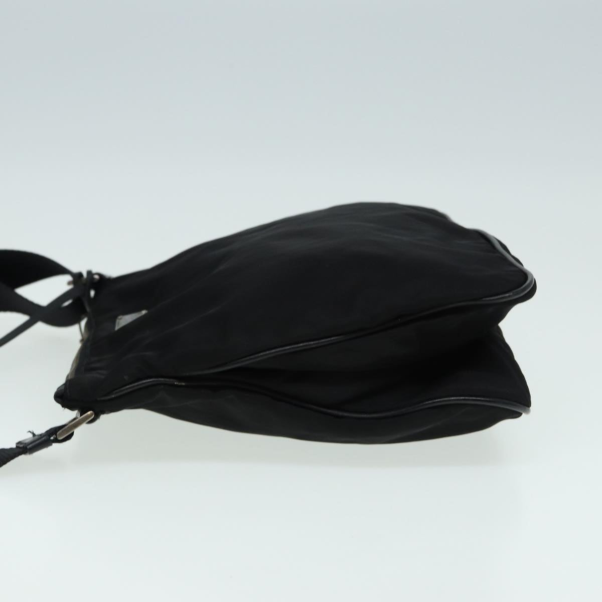 PRADA Shoulder Bag Nylon Black Auth
