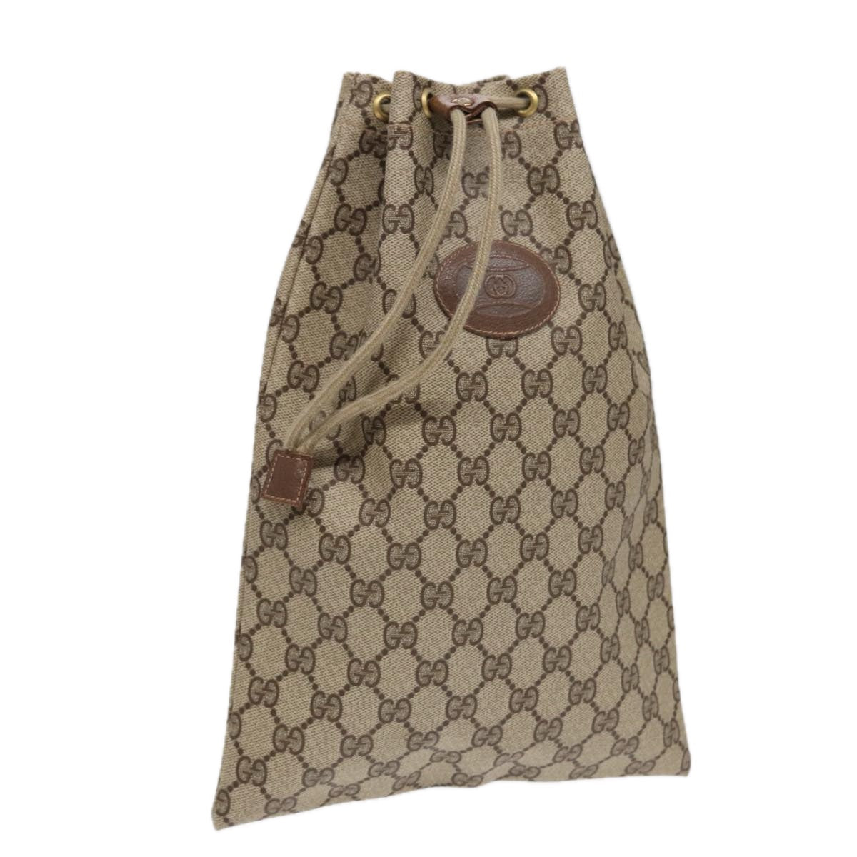 Gucci Leather Canvas Handbag