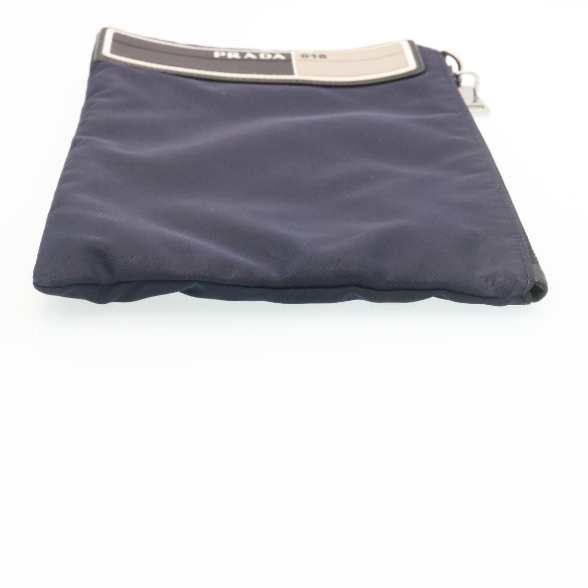 Prada Clutch Bag Nylon Navy