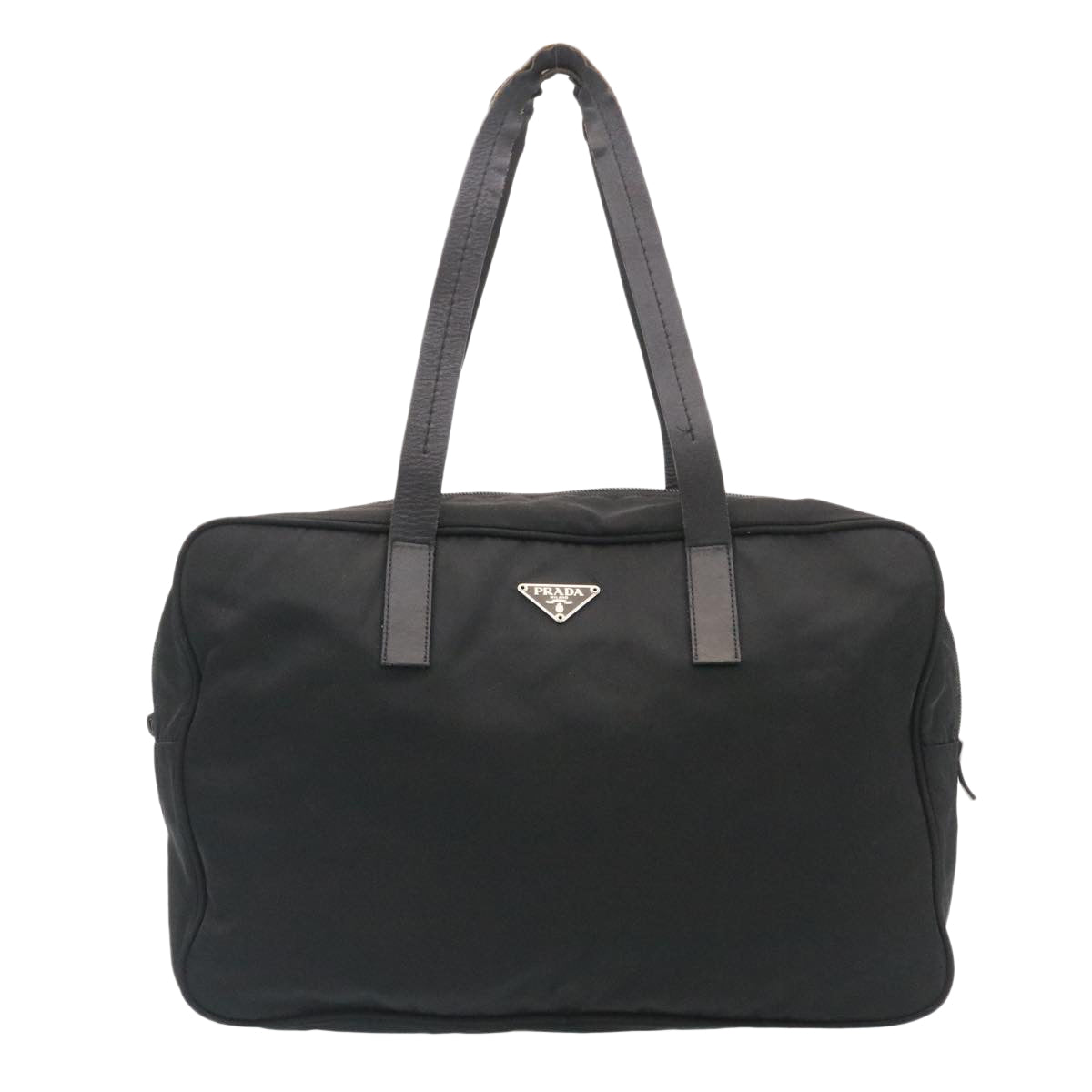 Prada Hand Bag Shoulder Bag Nylon Canvas 3Set Beige Black