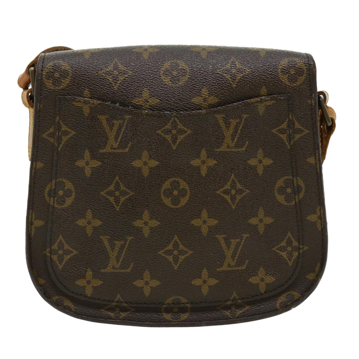 LOUIS VUITTON Monogram Saint Cloud MM Shoulder Bag LV Auth ar7455