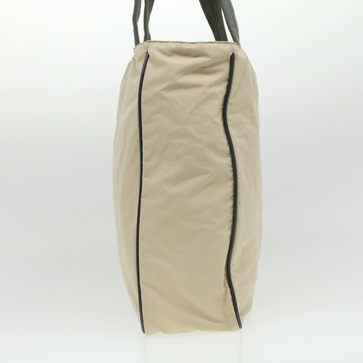 Prada Hand Bag Nylon Cream
