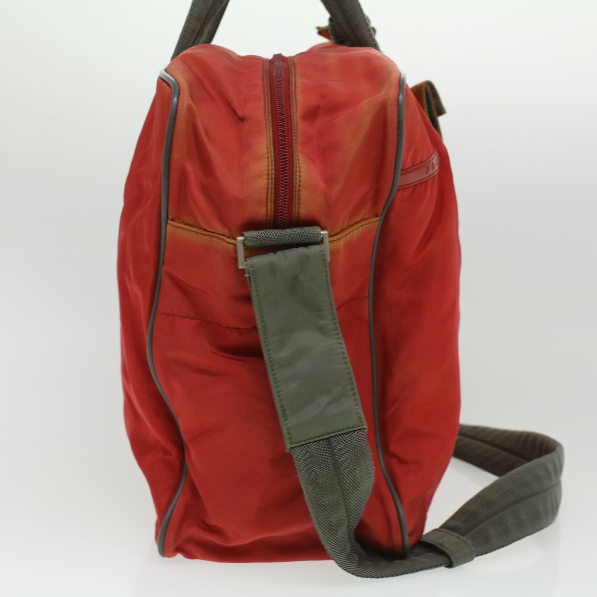 Prada Hand Bag Nylon 2way Red