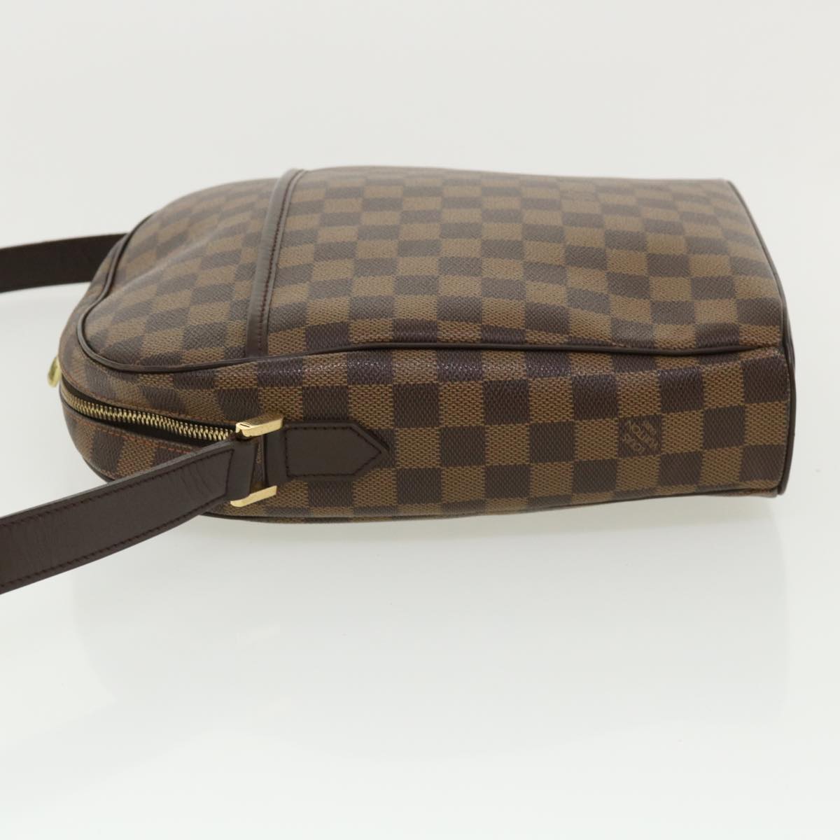 LOUIS VUITTON Damier Ebene Ipanema GM Shoulder Bag LV Auth ar8642