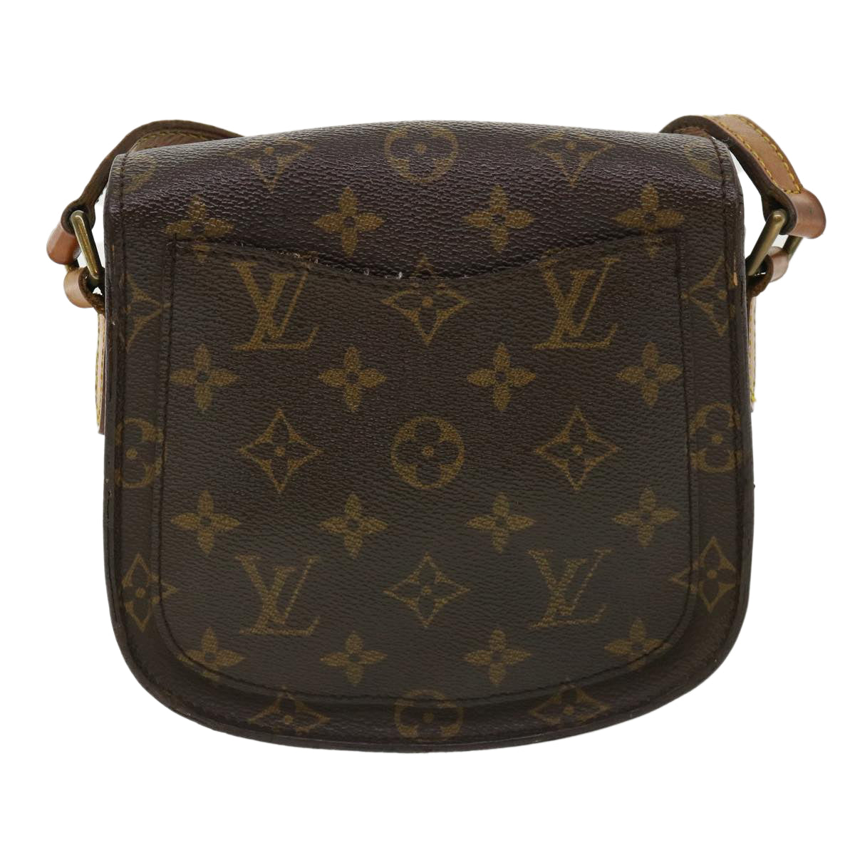 LOUIS VUITTON Monogram Saint Cloud PM Shoulder Bag LV Auth ar8701