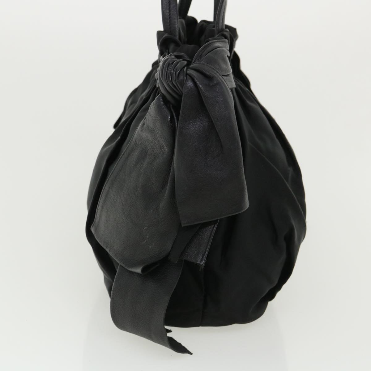 Prada Hand Bag Nylon 2way Black