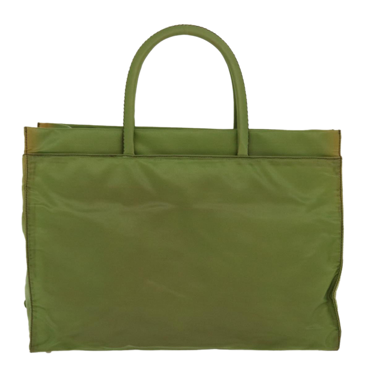 Prada Hand Bag Nylon Khaki
