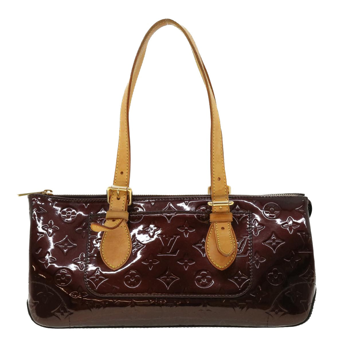 LOUIS VUITTON Monogram Vernis Rosewood Avenue Hand Bag Amarante M93510 ar9181