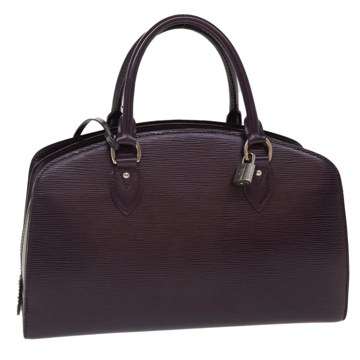 LOUIS VUITTON Epi Pont Neuf PM Hand Bag Purple Cassis M5907K LV ar9192