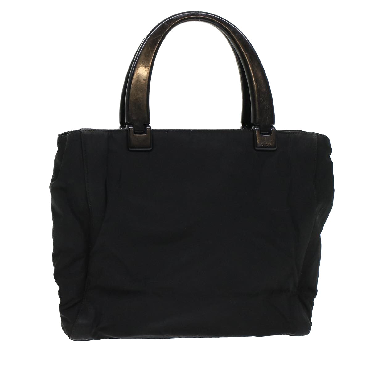 Prada Hand Bag Nylon Black