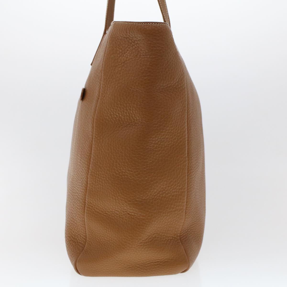 PRADA Tote Bag Leather Brown Auth