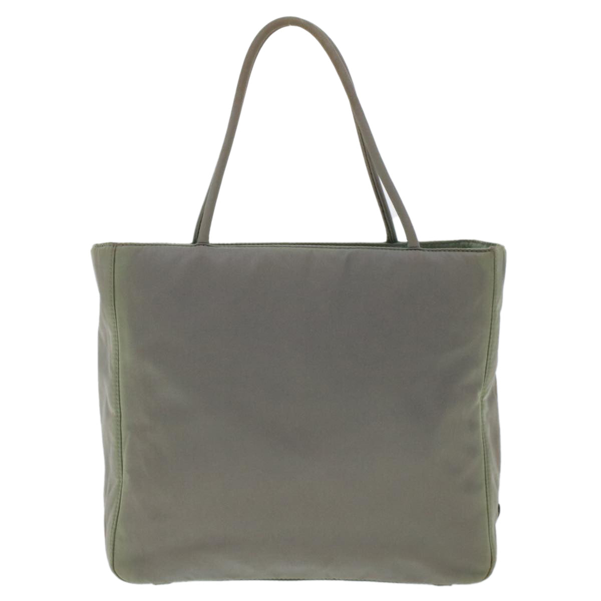 Prada Hand Bag Nylon Gray