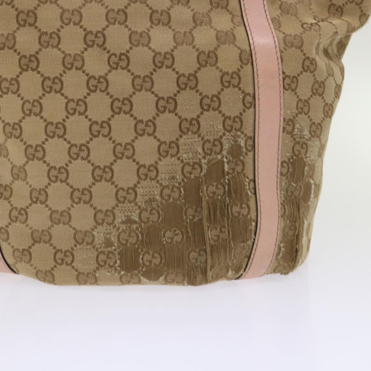 Gucci Leather Canvas Tote