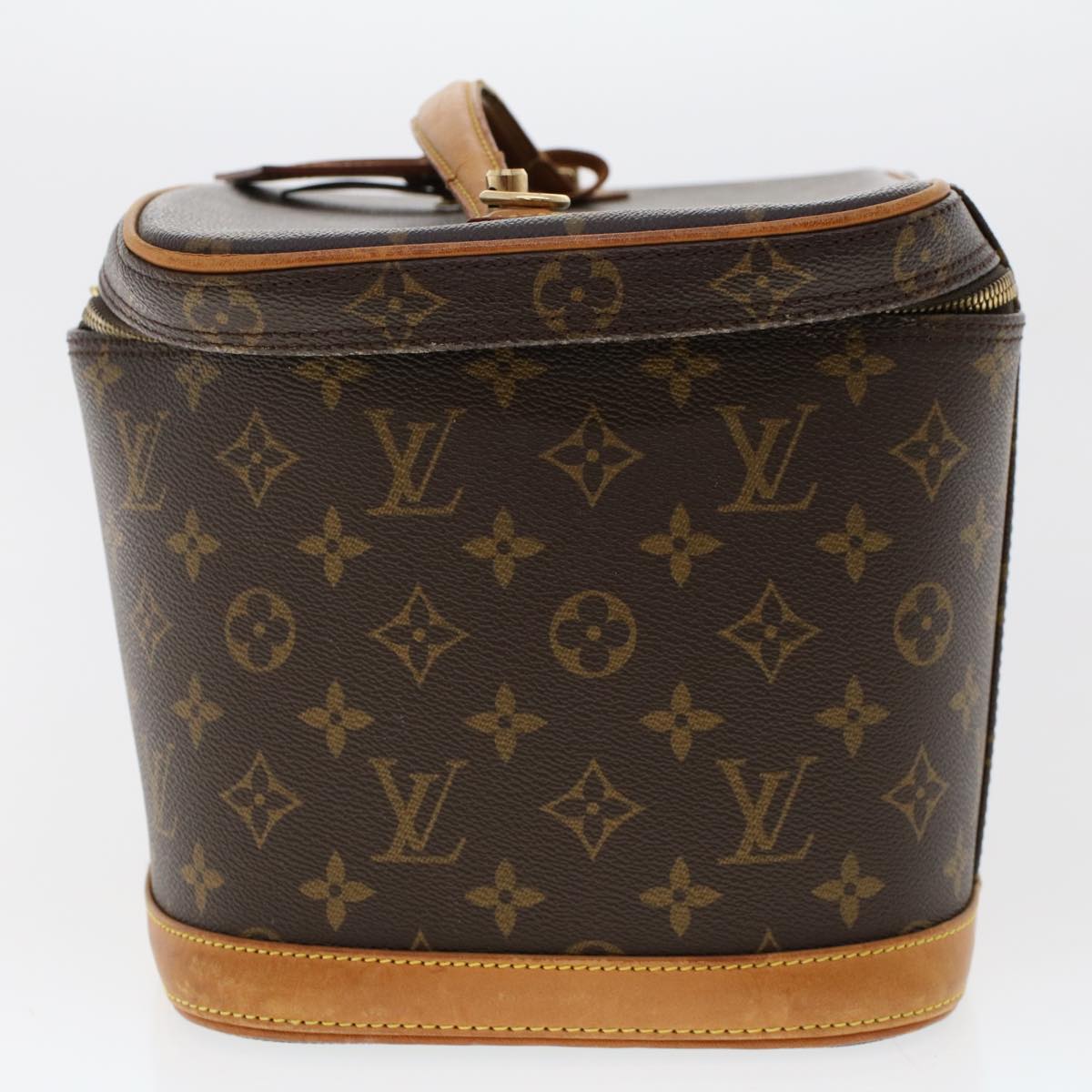 LOUIS VUITTON Monogram Nice Hand Bag 2way LV Auth ar9910B