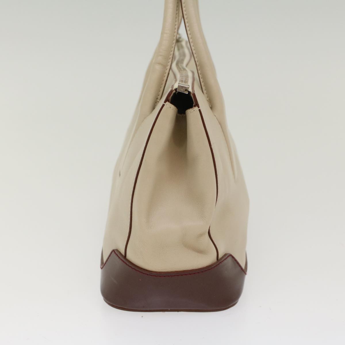 Prada Shoulder Bag Leather Beige