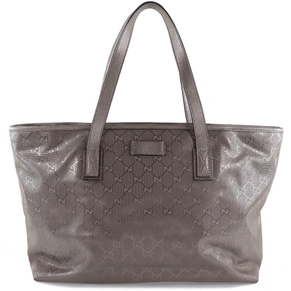 Gucci Leather Canvas Tote