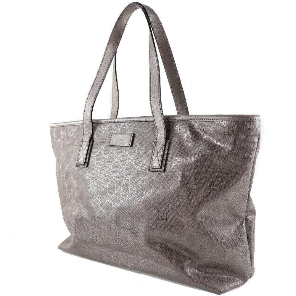 Gucci Leather Canvas Tote