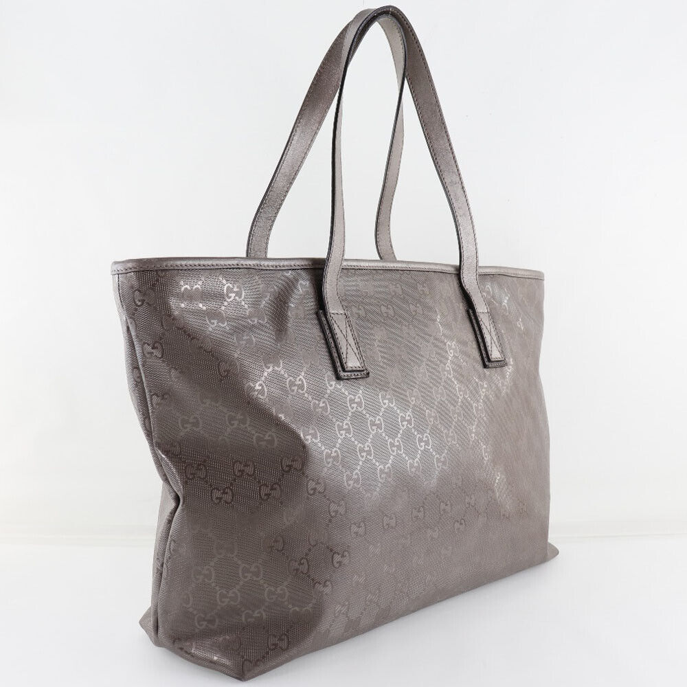 Gucci Leather Canvas Tote