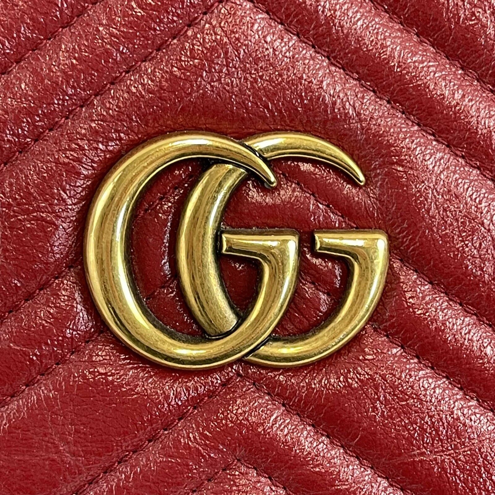 Gucci Lou Leather Top Handle Tote