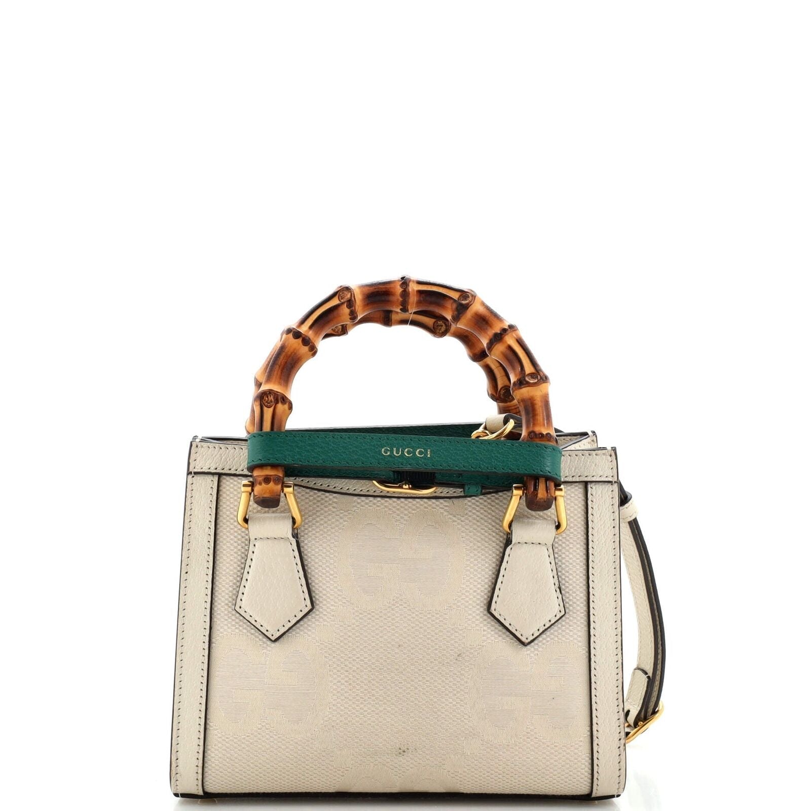 Gucci Canvas Top Handle Tote