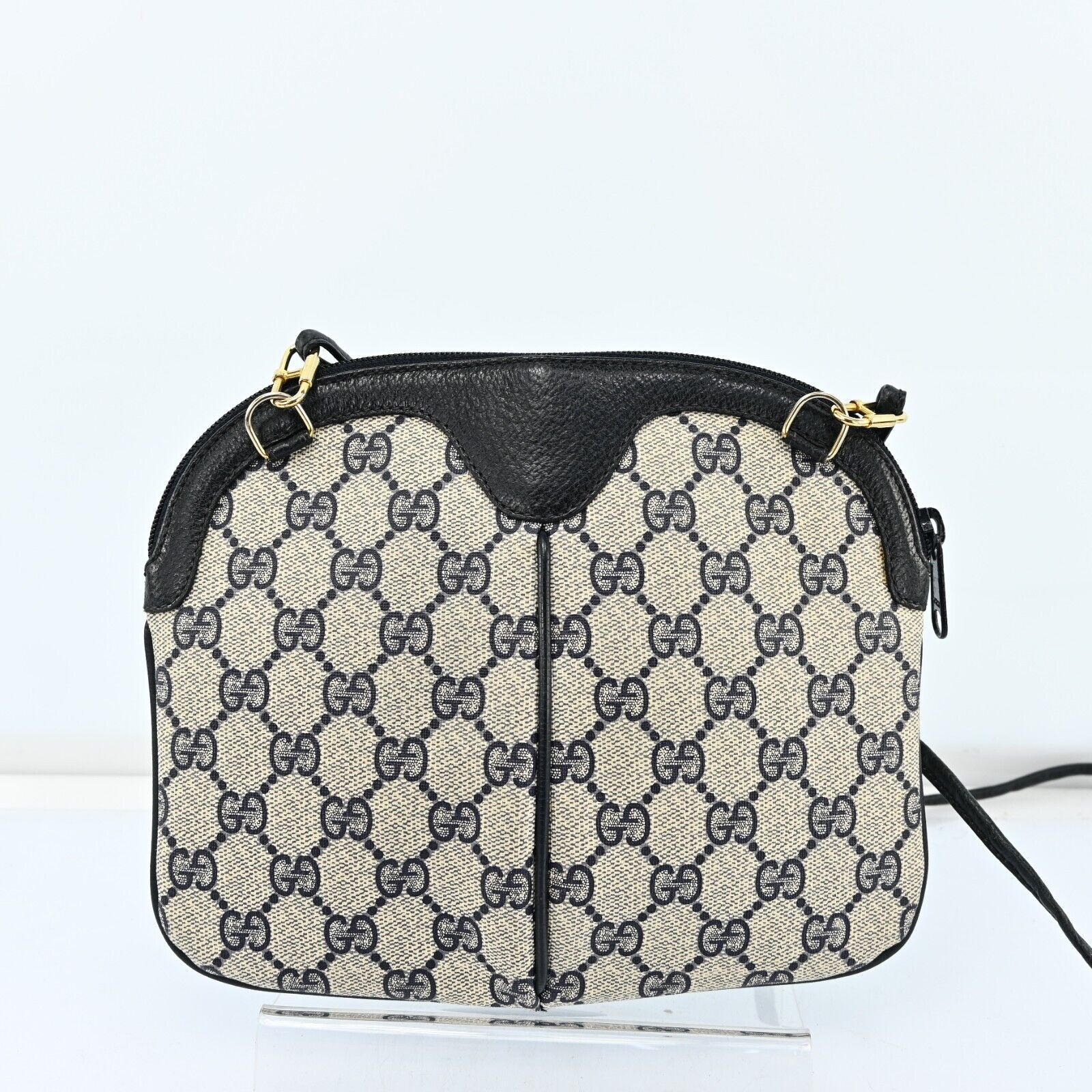 Gucci Monogram Leather Shoulder Bag