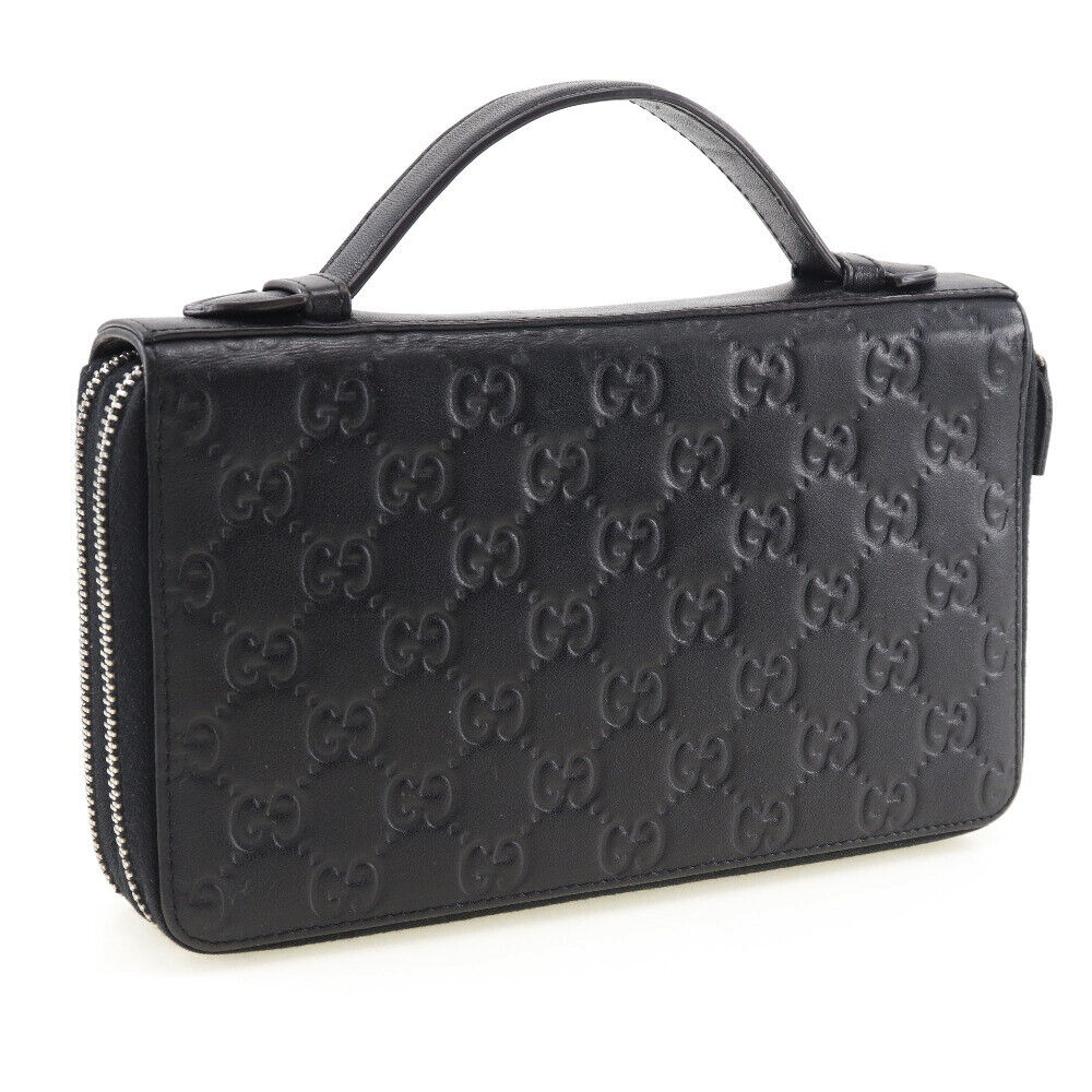 Gucci Monogram Leather Handbag