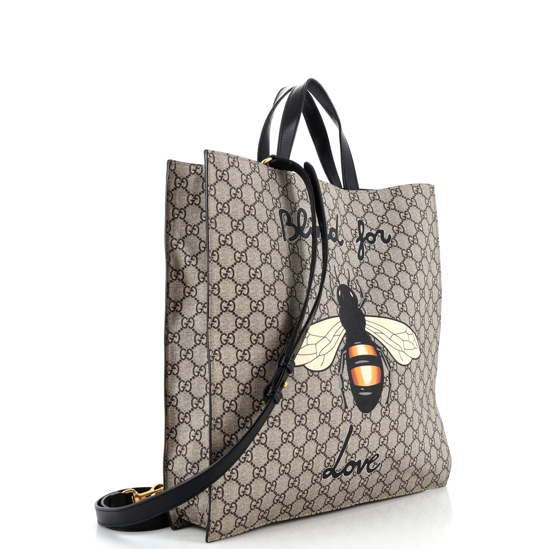 Gucci Canvas Top Handle Tote