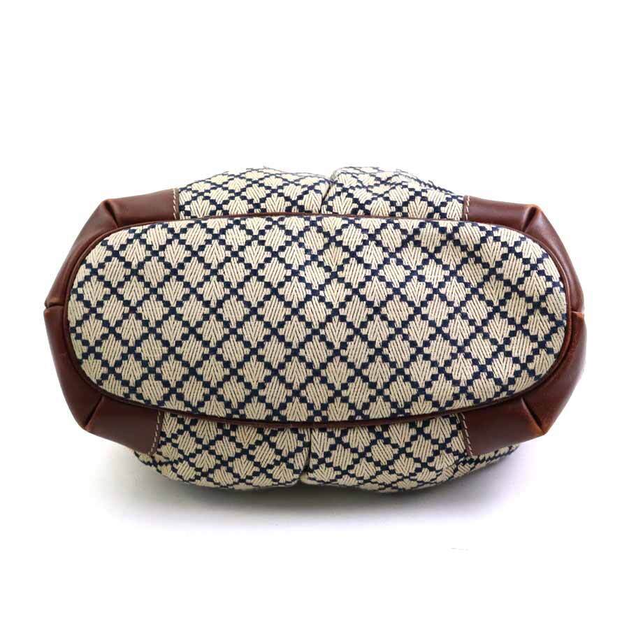 Gucci Leather Canvas Shoulder Bag