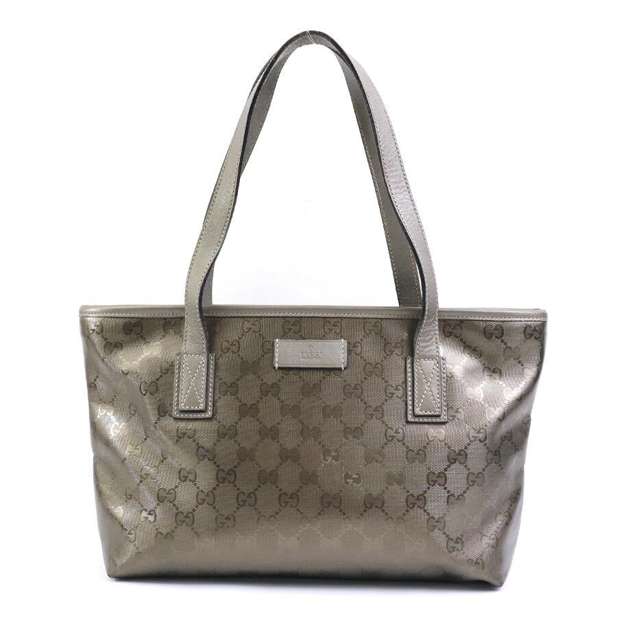 Gucci Monogram Leather Tote
