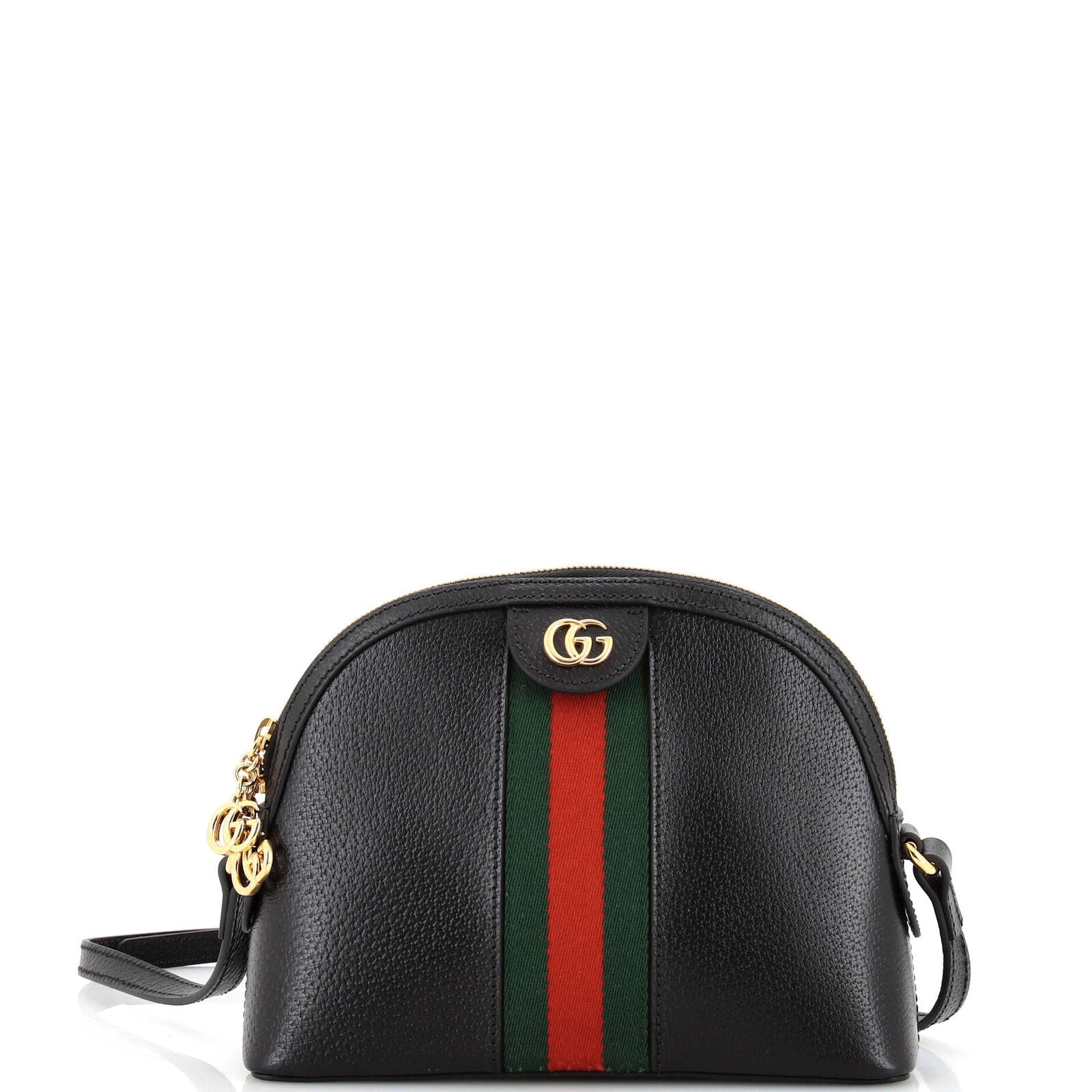 Gucci Leather Canvas Shoulder Bag