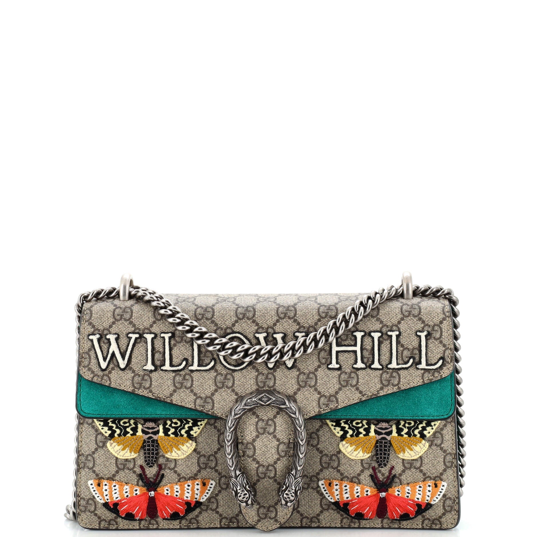 Gucci Chain Canvas Shoulder Bag