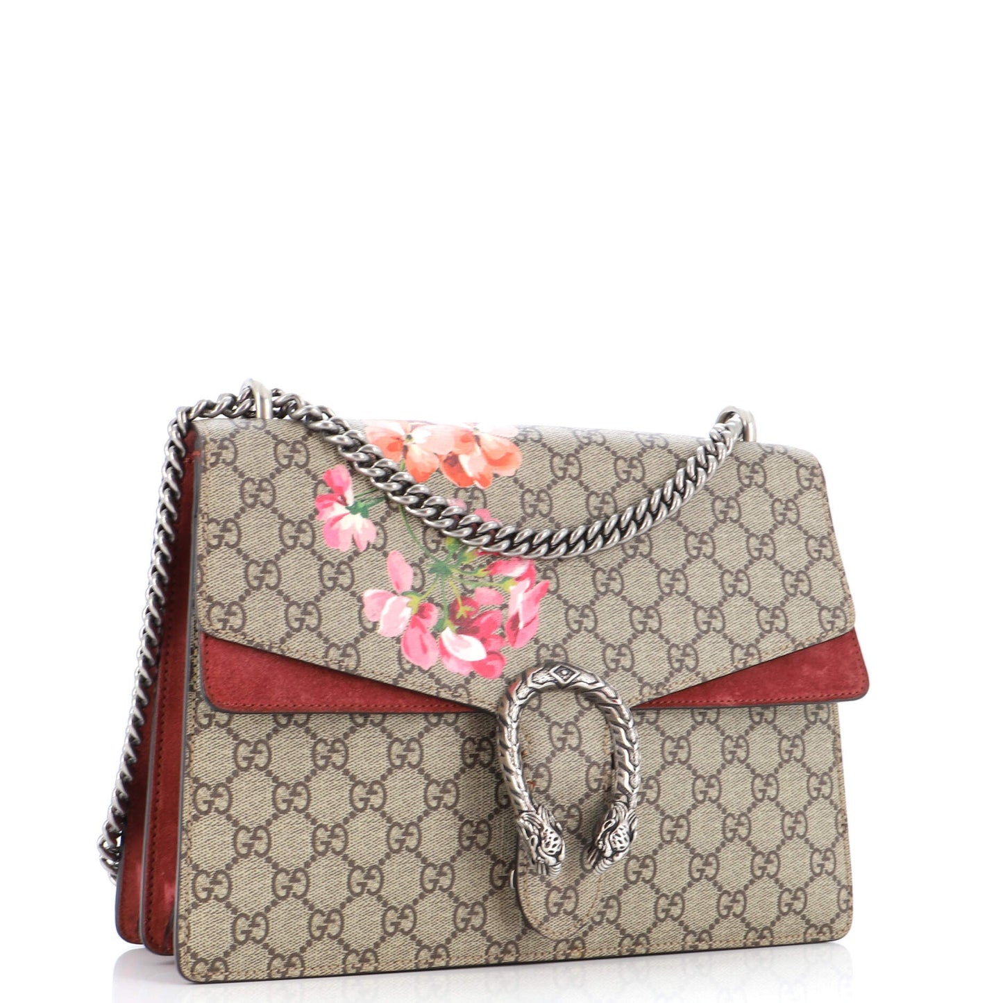 Gucci Chain Canvas Shoulder Bag