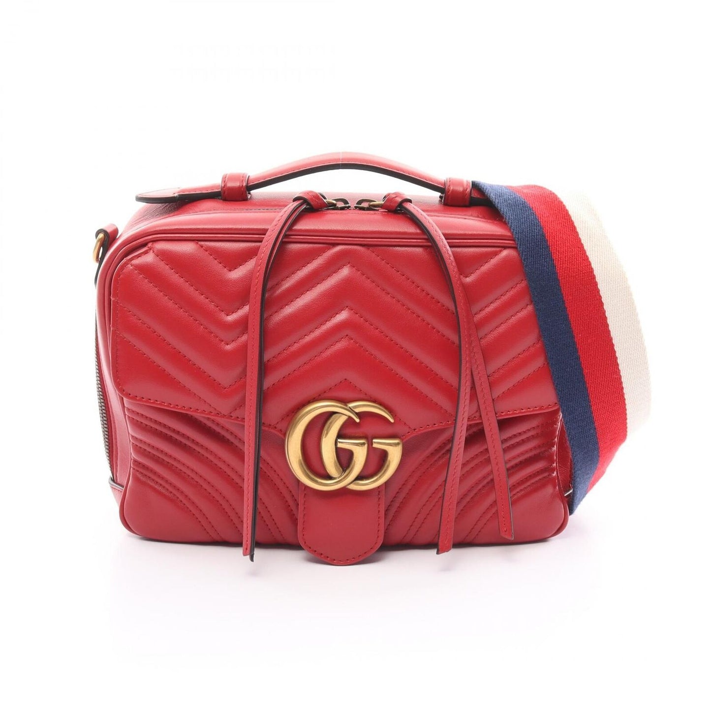 Gucci Leather Top Handle Crossbody