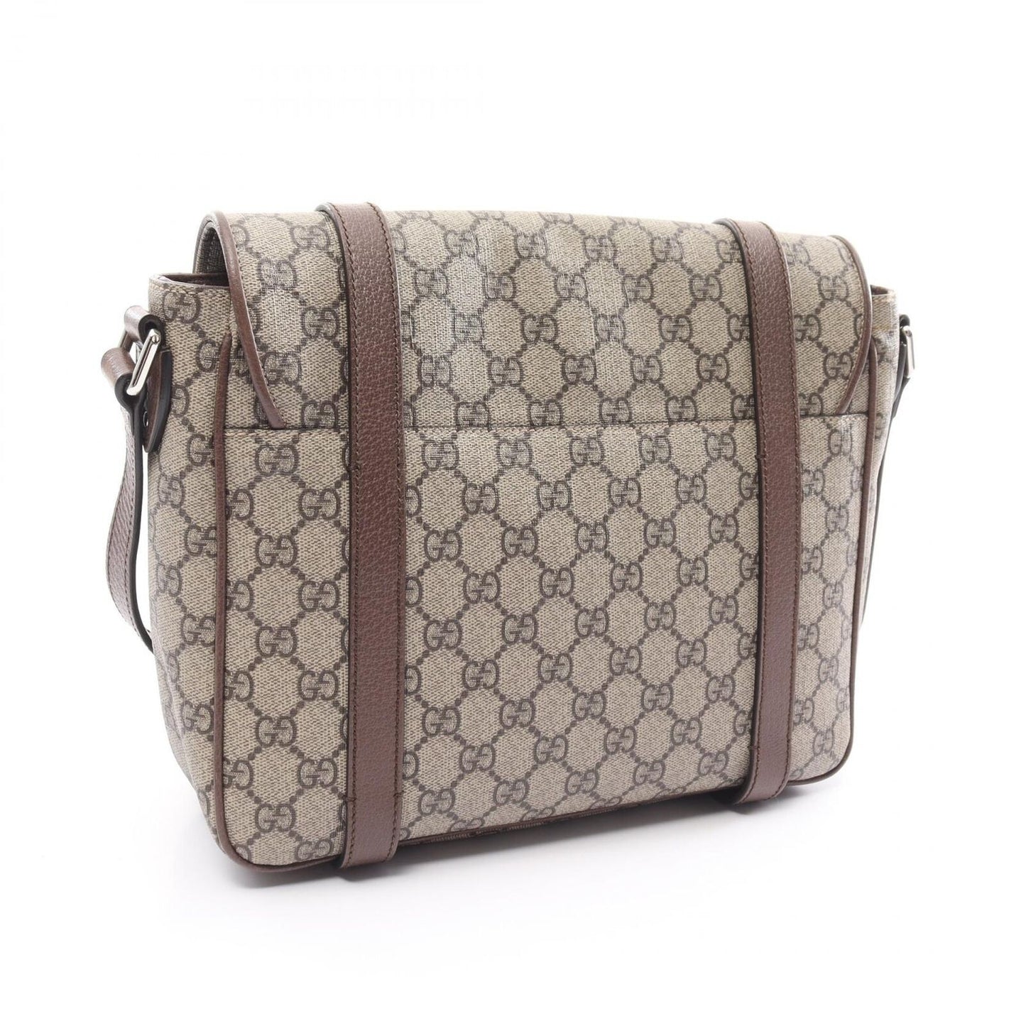 Gucci Lou Monogram Leather Canvas Crossbody