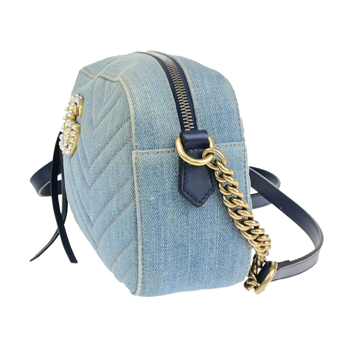 Gucci Chain Leather Crossbody