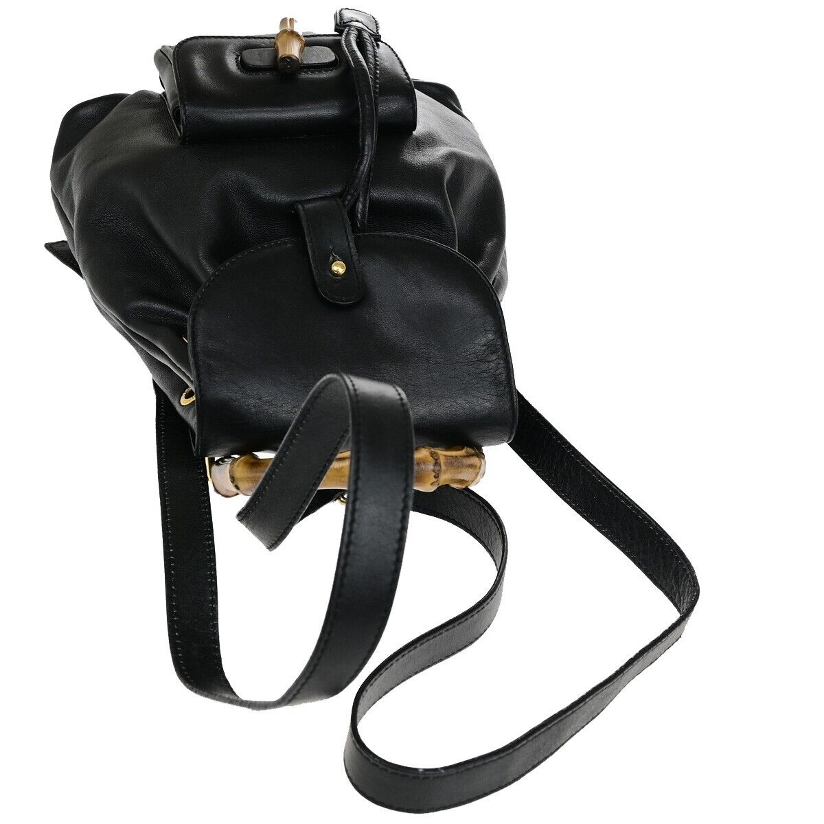 Gucci Twist Leather Top Handle Backpack