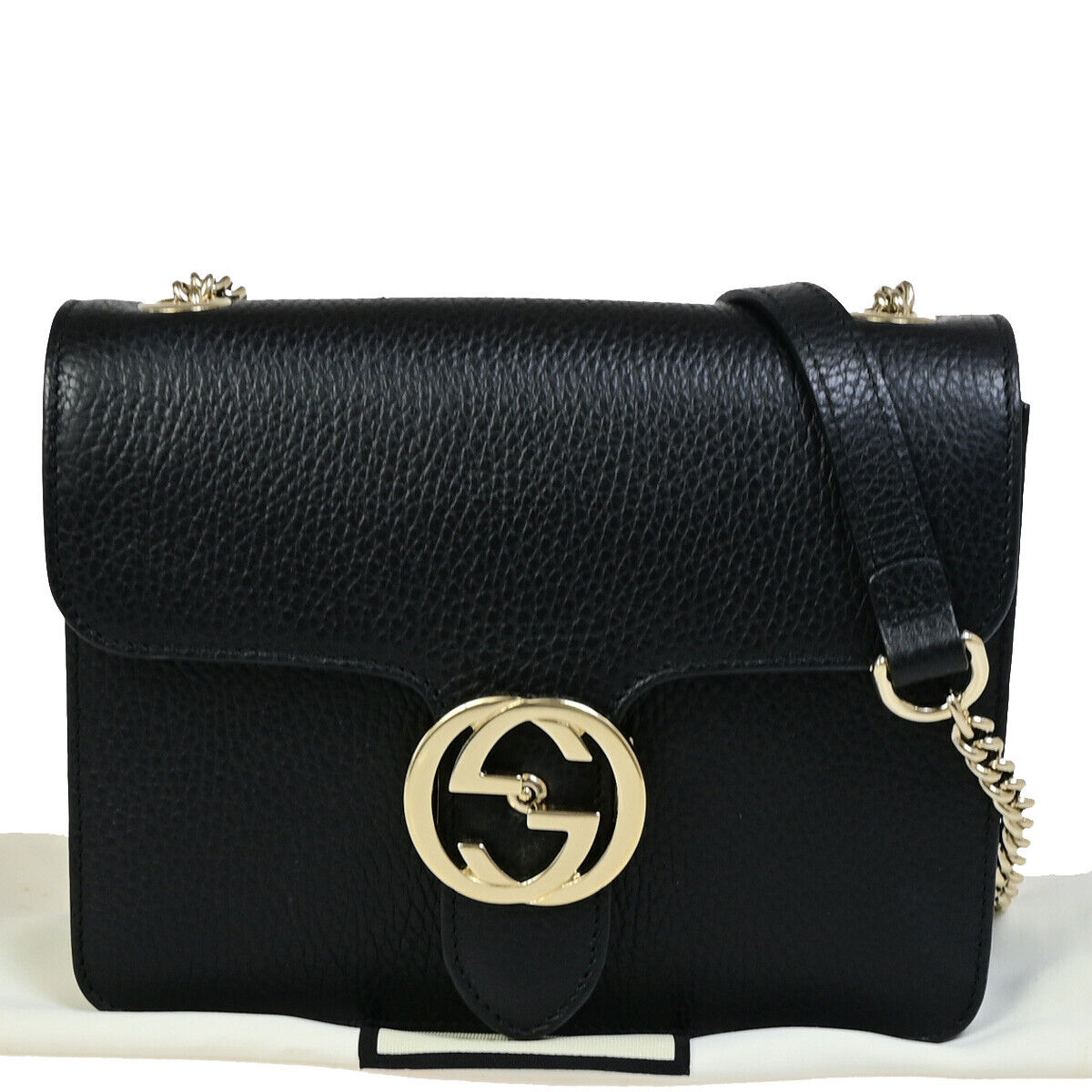 Gucci Chain Leather Shoulder Bag