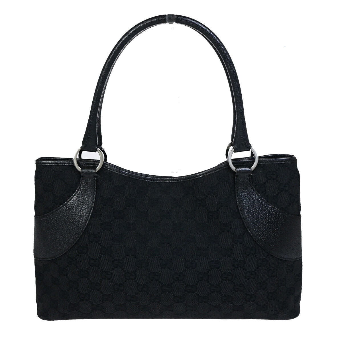 Gucci Leather Canvas Tote