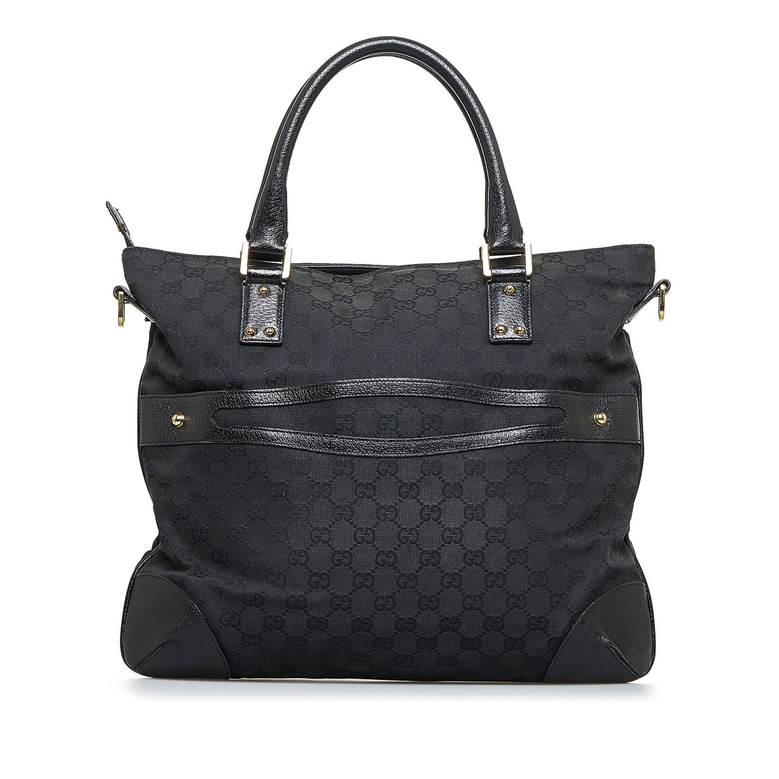 Gucci Monogram Canvas Shoulder Bag